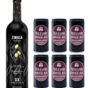 The Christmas Cocktail Box – Zimasa Vodka with 6 Fitch & Leedes Ginger Ale